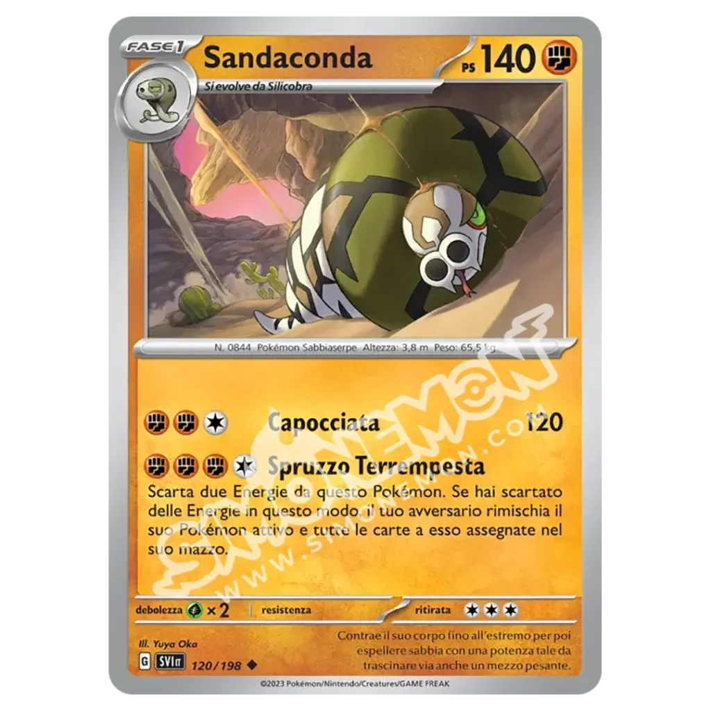 Sandaconda 120/198 Scarlatto e Violetto Reverse (IT)
