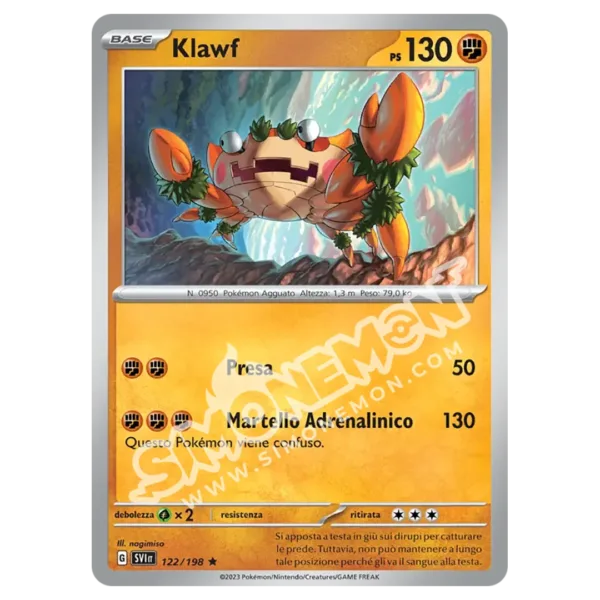 Klawf 122/198 Scarlatto e Violetto Foil (IT)