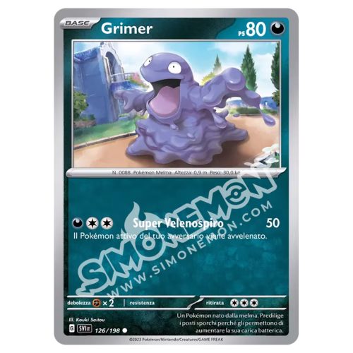 Grimer 126/198 Scarlatto e Violetto Reverse (IT)