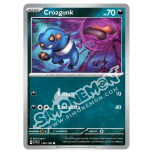 Croagunk 130/198 Scarlatto e Violetto Reverse (IT)