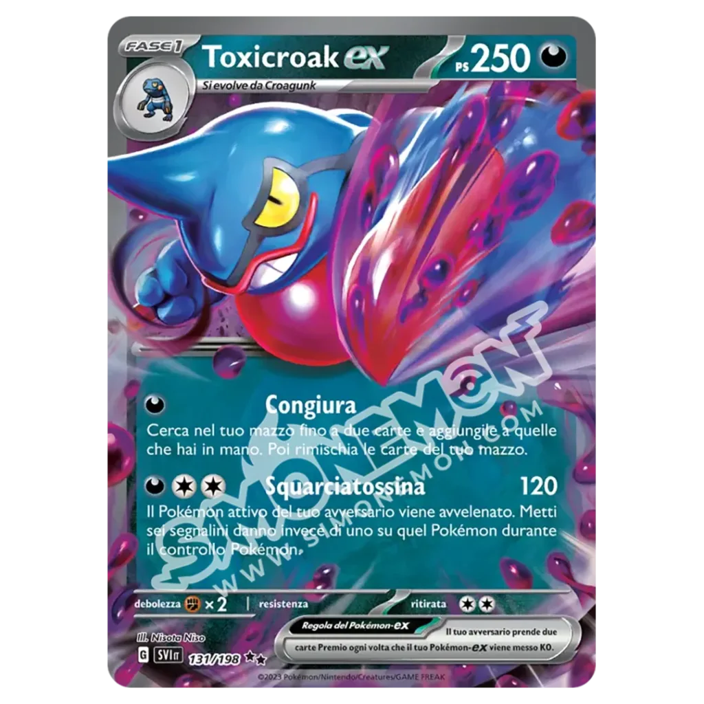 Toxicroak-ex 131/198 Scarlatto e Violetto (IT)