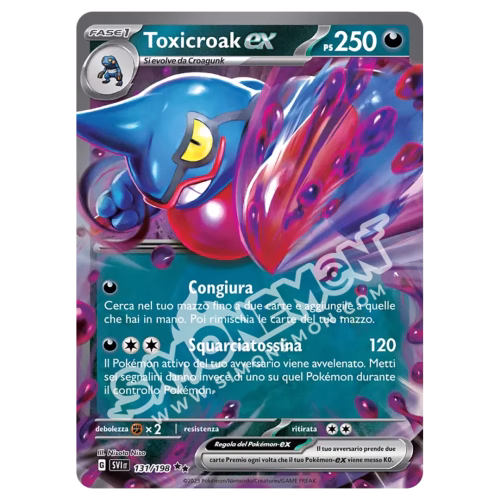 Toxicroak-ex 131/198 Scarlatto e Violetto (IT)