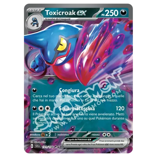 Toxicroak-ex 131/198 Scarlatto e Violetto (IT)