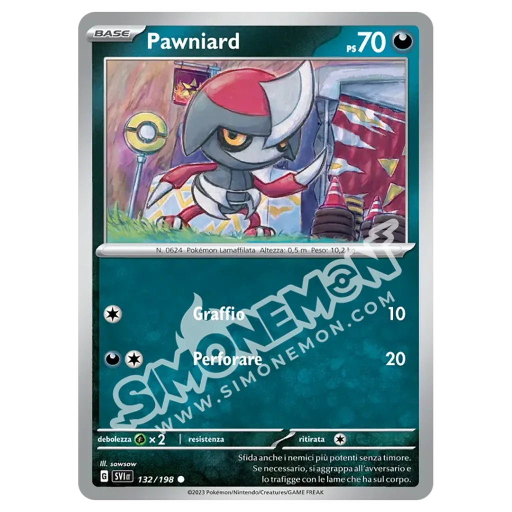 Pawniard 132/198 Scarlatto e Violetto Reverse (IT)