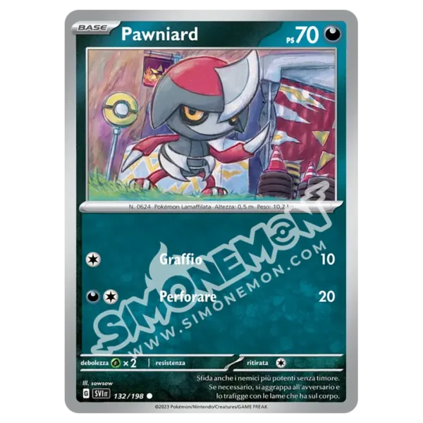 Pawniard 132/198 Scarlatto e Violetto Reverse (IT)
