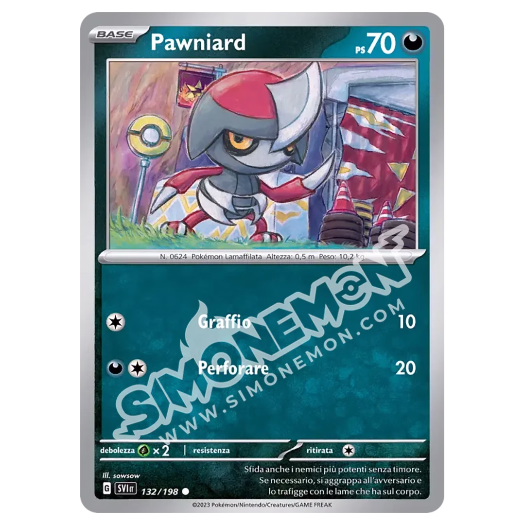 Pawniard 132/198 Scarlatto e Violetto Reverse (IT)