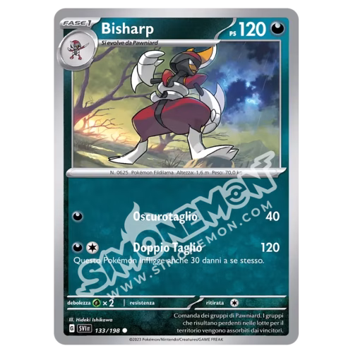 Bisharp 133/198 Scarlatto e Violetto Reverse (IT)
