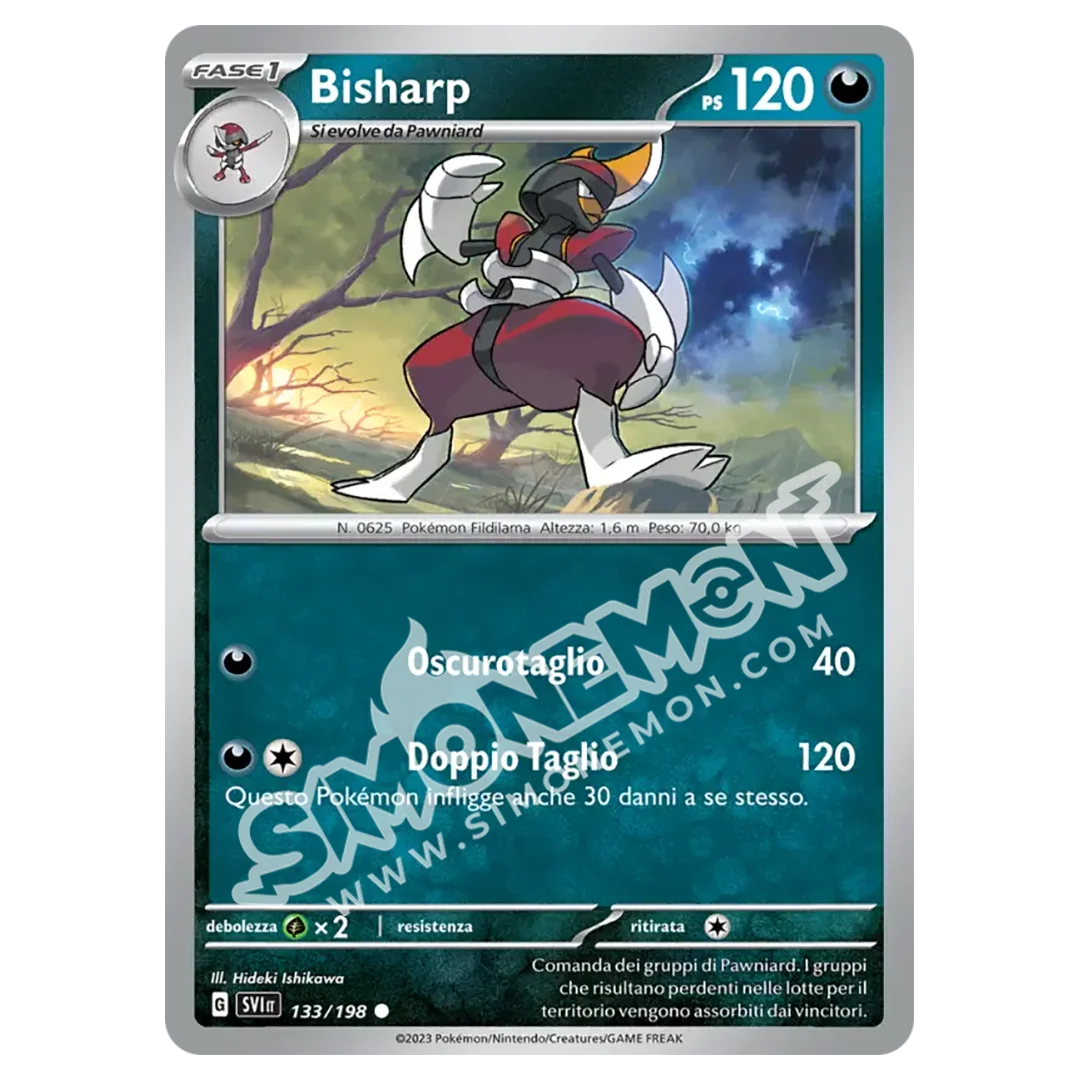 Bisharp 133/198 Scarlatto e Violetto Reverse (IT)