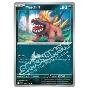 Maschiff 136/198 Scarlatto e Violetto Reverse (IT)