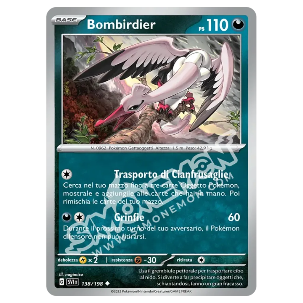 Bombirdier 138/198 Scarlatto e Violetto Reverse (IT)