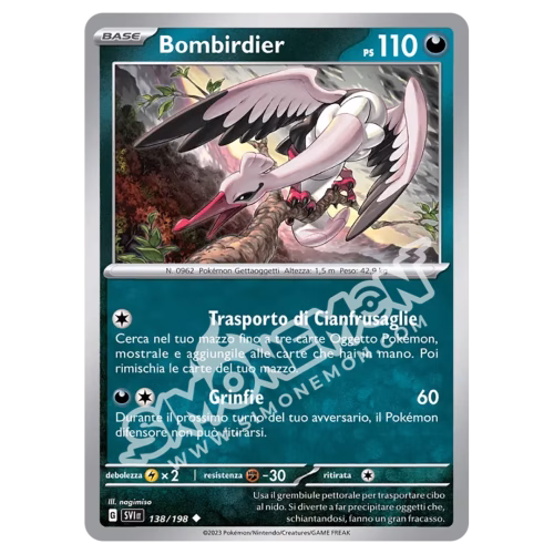 Bombirdier 138/198 Scarlatto e Violetto Reverse (IT)