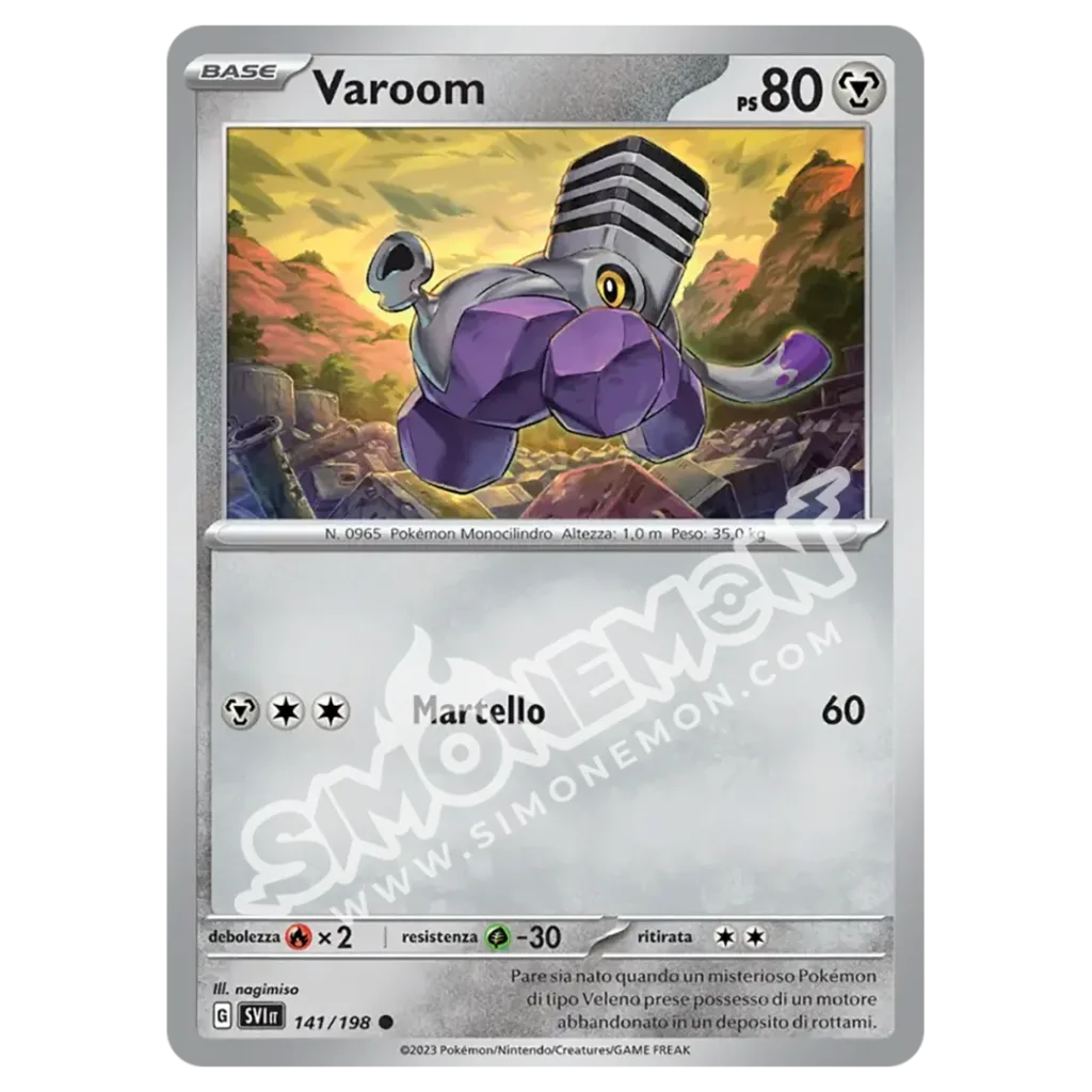 Varoom 141/198 Scarlatto e Violetto Reverse (IT)