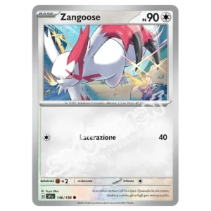 Zangoose 146/198 Scarlatto e Violetto Reverse (IT)