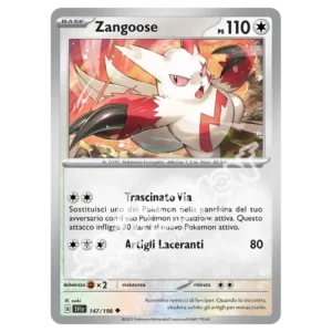 Zangoose 147/198 Scarlatto e Violetto Reverse (IT)