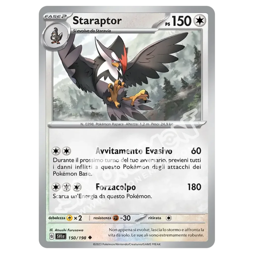 Staraptor 150/198 Scarlatto e Violetto  (IT)