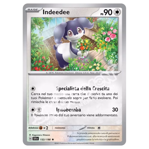 Indeedee 153/198 Scarlatto e Violetto Foil (IT)