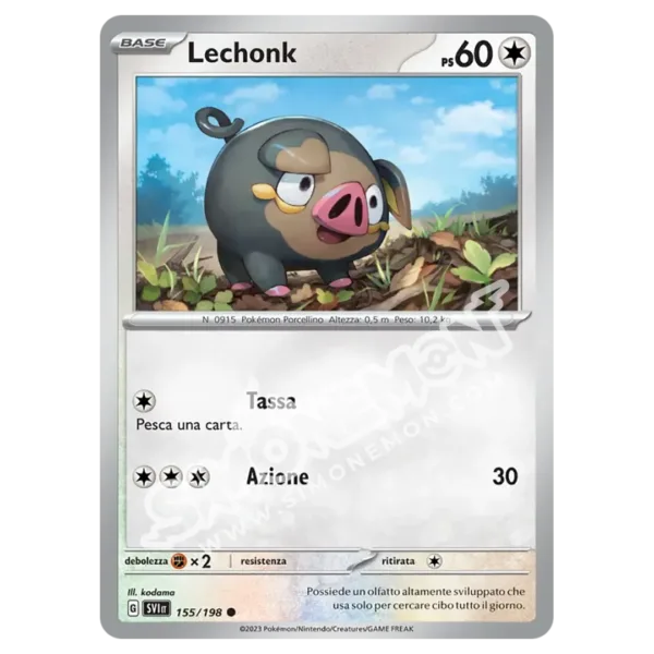 Lechonk 155/198 Scarlatto e Violetto (IT)