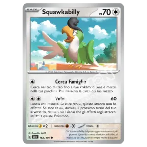 Squawkabilly 162/198 Scarlatto e Violetto Reverse (IT)