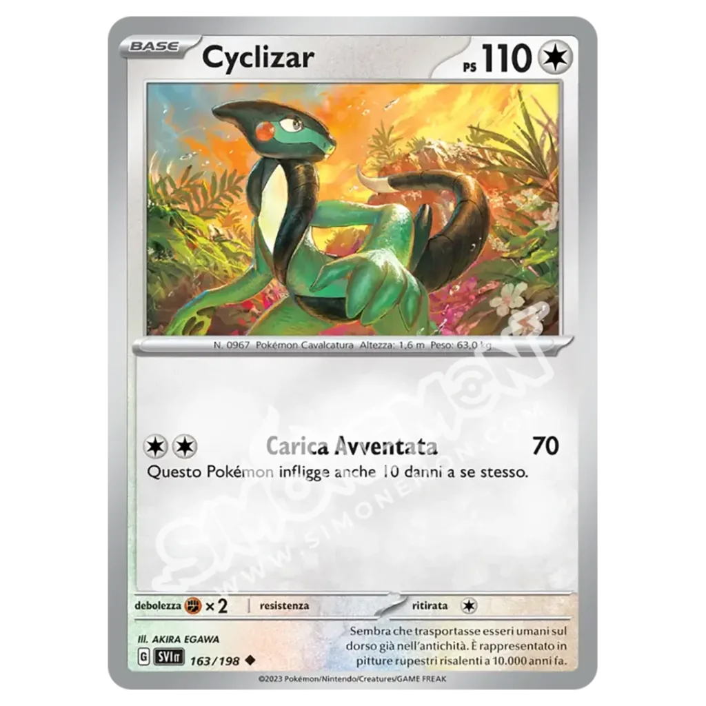 Cyclizar 163/198 Scarlatto e Violetto (IT)