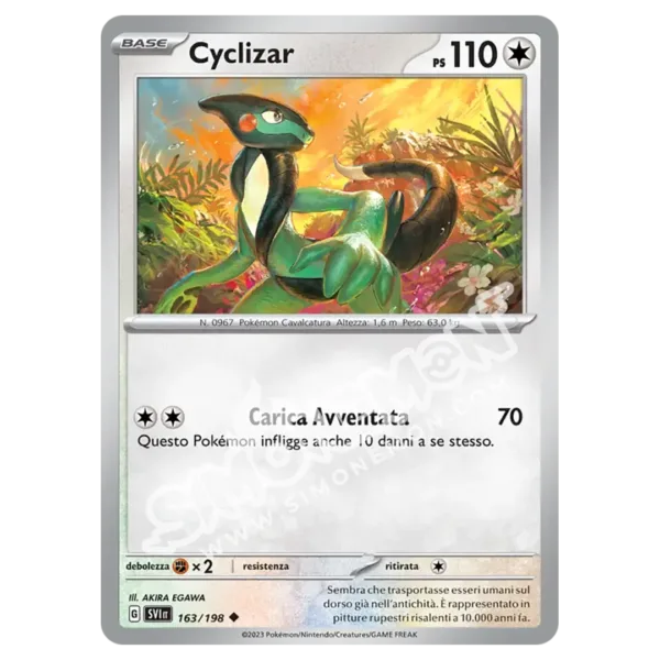 Cyclizar 163/198 Scarlatto e Violetto (IT)