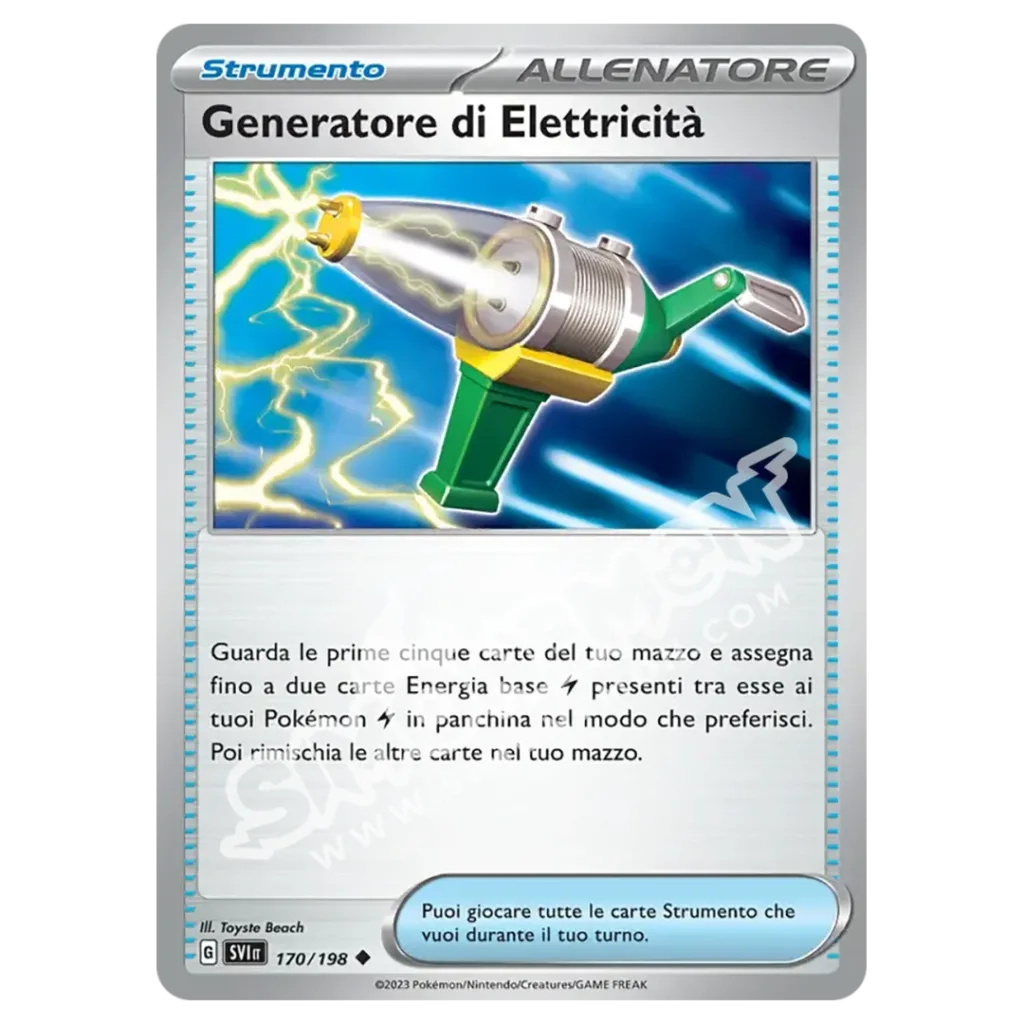 Generatore di Elettricità 170/198 Scarlatto e Violetto Reverse (IT)