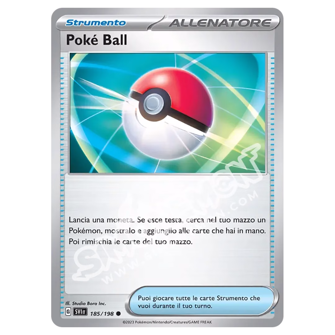 Poké Ball 185/198 Scarlatto e Violetto Reverse (IT)