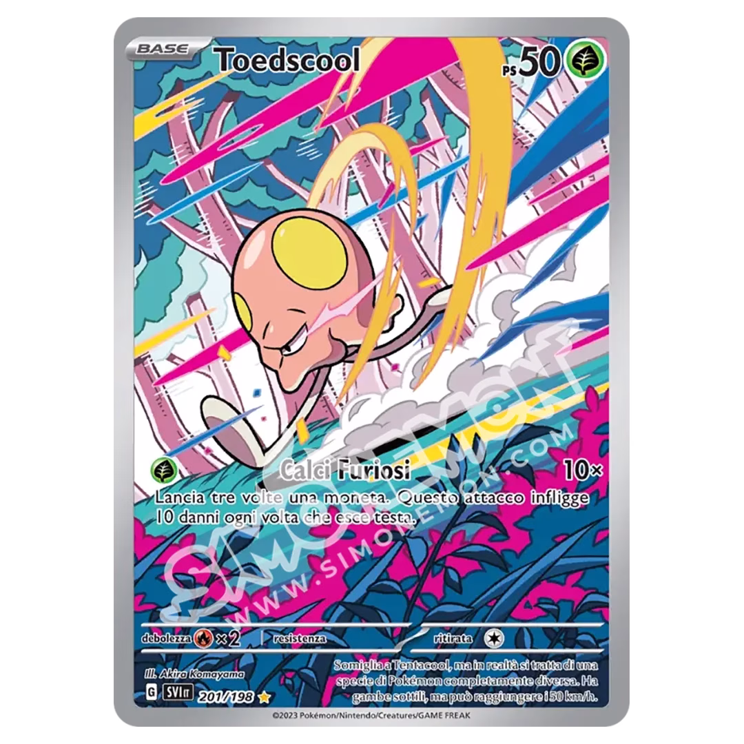 Toedscool 201/198 Scarlatto e Violetto (IT)