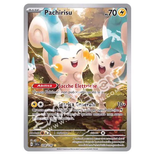 Pachirisu 208/198 Scarlatto e Violetto (IT)