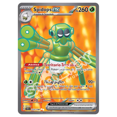 Spidops-ex 223/198 Scarlatto e Violetto (IT)