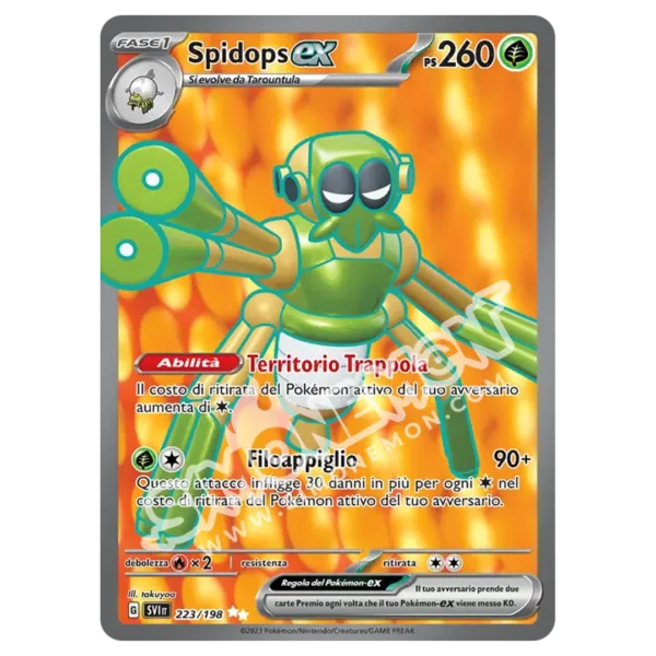 Spidops-ex 223/198 Scarlatto e Violetto (IT)