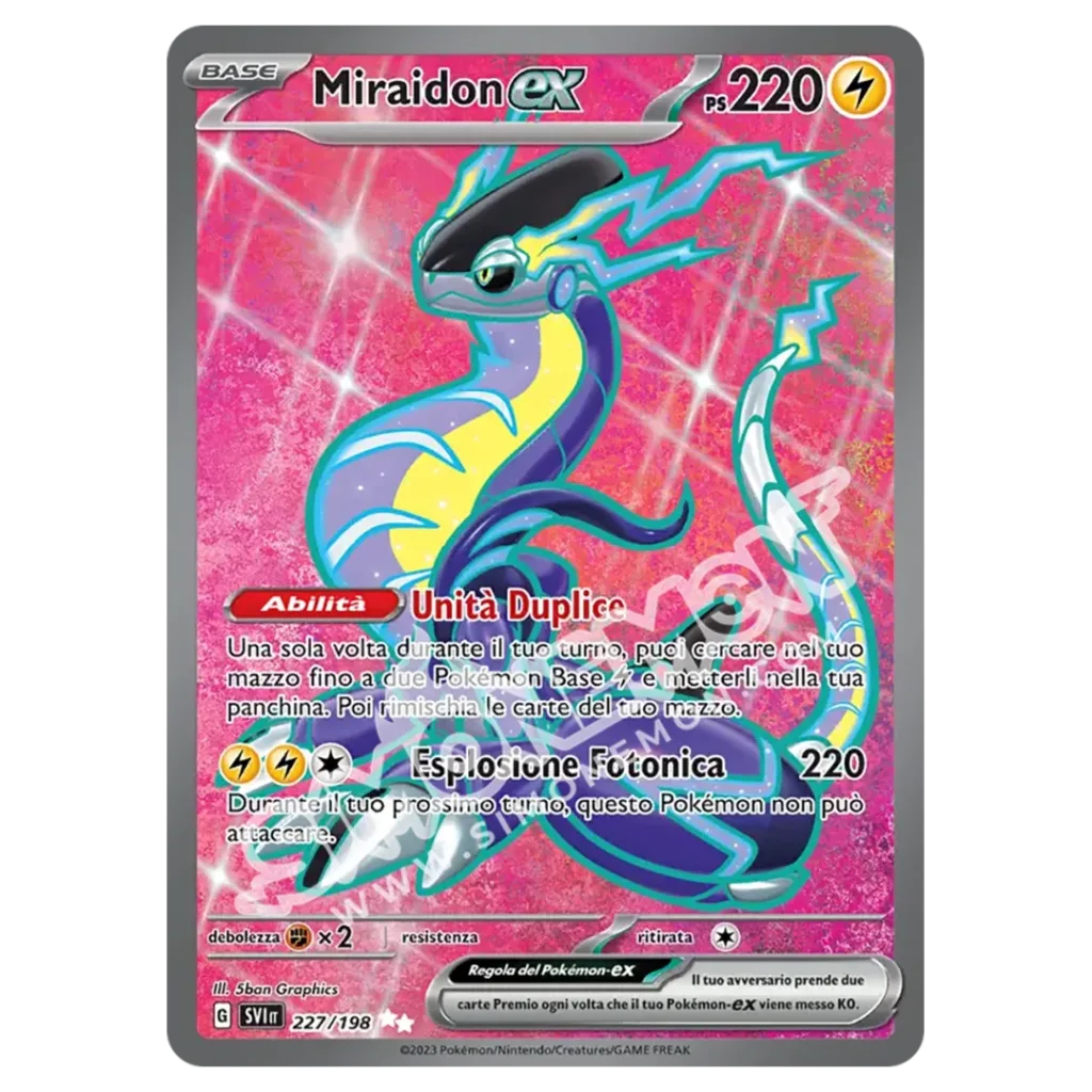 Miraidon-ex 227/198 Scarlatto e Violetto (IT)