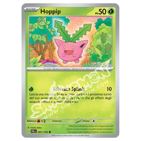 Hoppip 001/193 Evoluzioni a Paldea Reverse (IT)