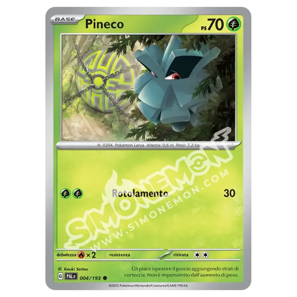 Pineco 004/193 Evoluzioni a Paldea Reverse (IT)