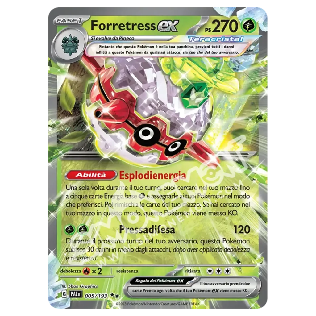 Forretress-ex 005/193 Evoluzioni a Paldea  (IT)