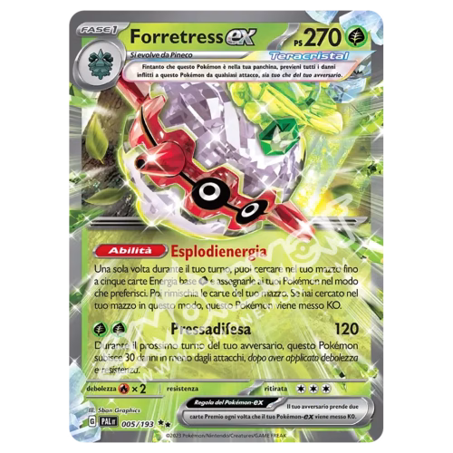 Forretress-ex 005/193 Evoluzioni a Paldea (IT)