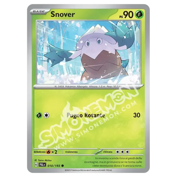 Snover 010/193 Evoluzioni a Paldea Reverse (IT)
