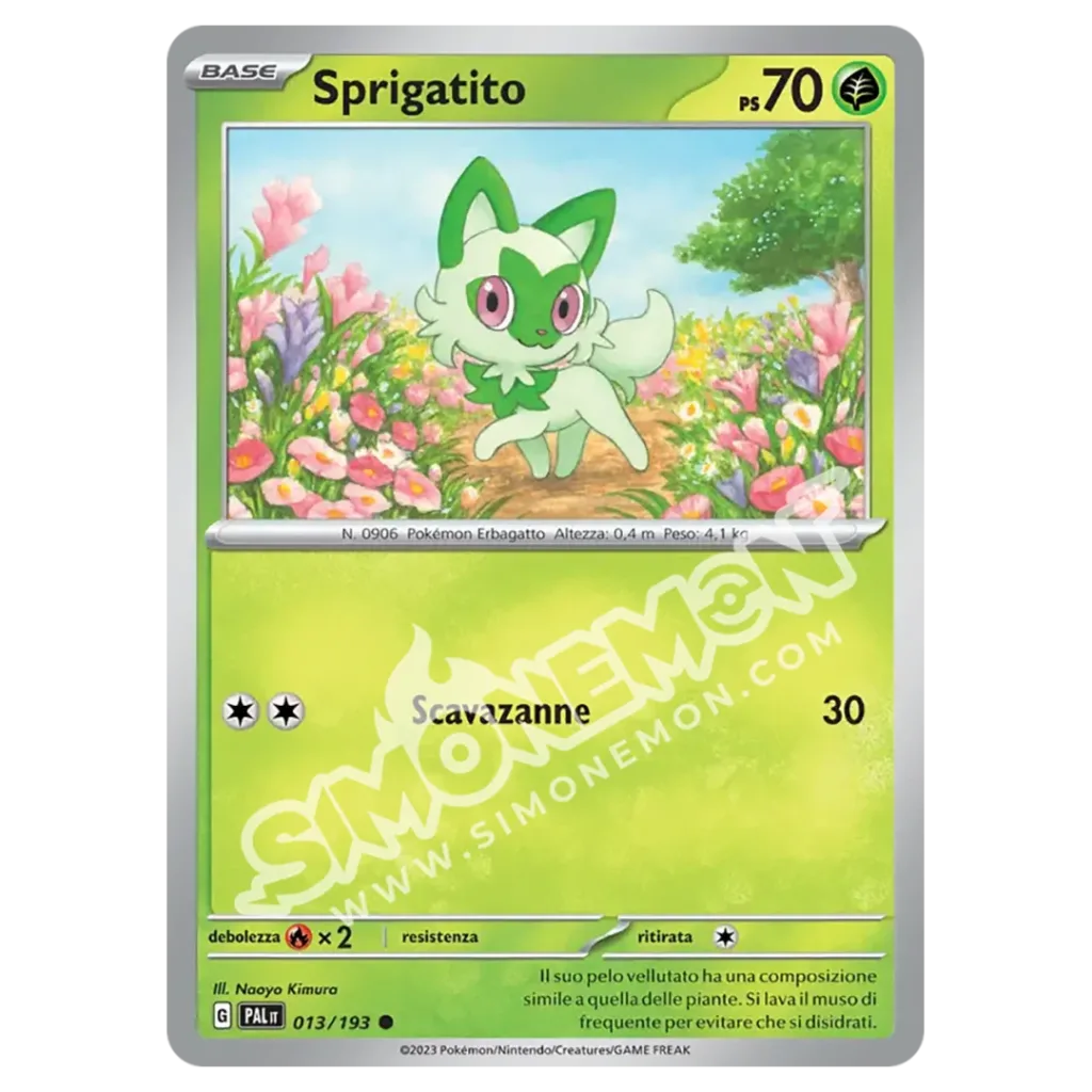 Sprigatito 013/193 Evoluzioni a Paldea Foil (IT)