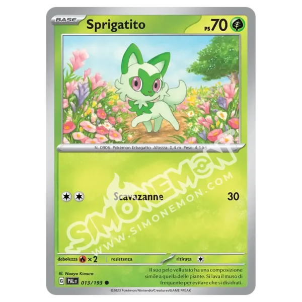 Sprigatito 013/193 Evoluzioni a Paldea Foil (IT)