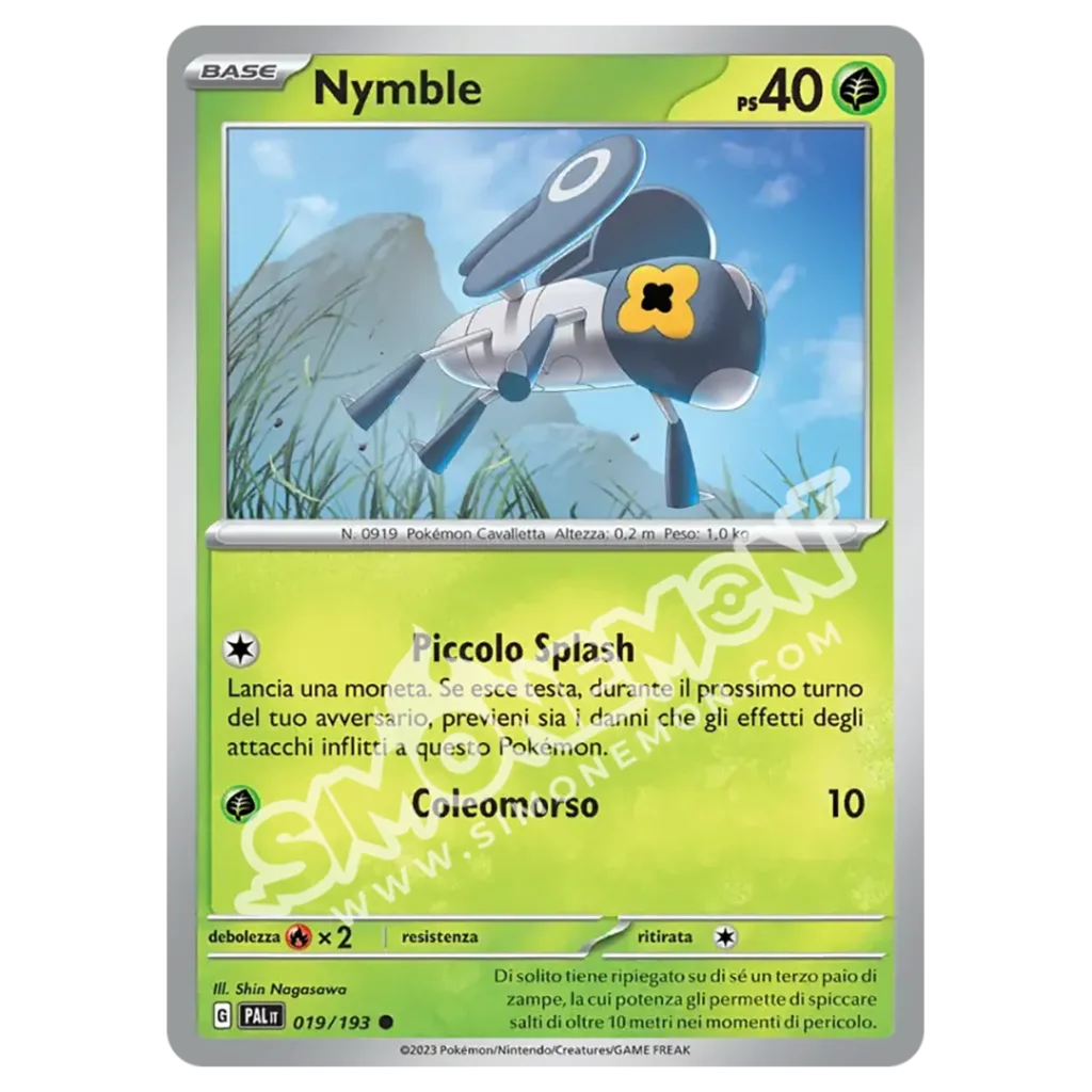 Nymble 019/193 Evoluzioni a Paldea Reverse (IT)