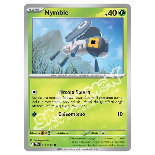 Nymble 019/193 Evoluzioni a Paldea Reverse (IT)