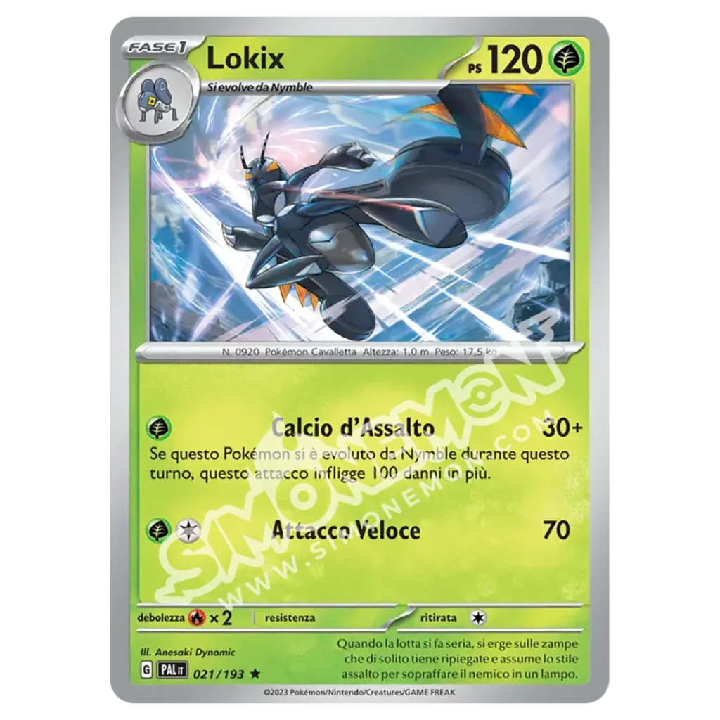 Lokix 021/193 Evoluzioni a Paldea Foil (IT)