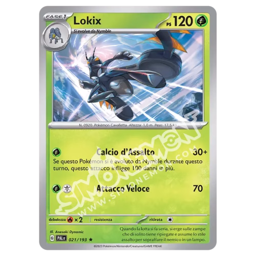 Lokix 021/193 Evoluzioni a Paldea Foil (IT)