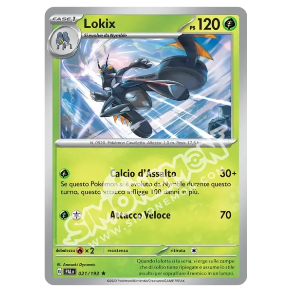 Lokix 021/193 Evoluzioni a Paldea Foil (IT)