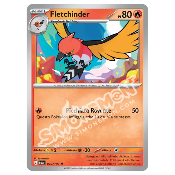 Fletchinder 029/193 Evoluzioni a Paldea  (IT)