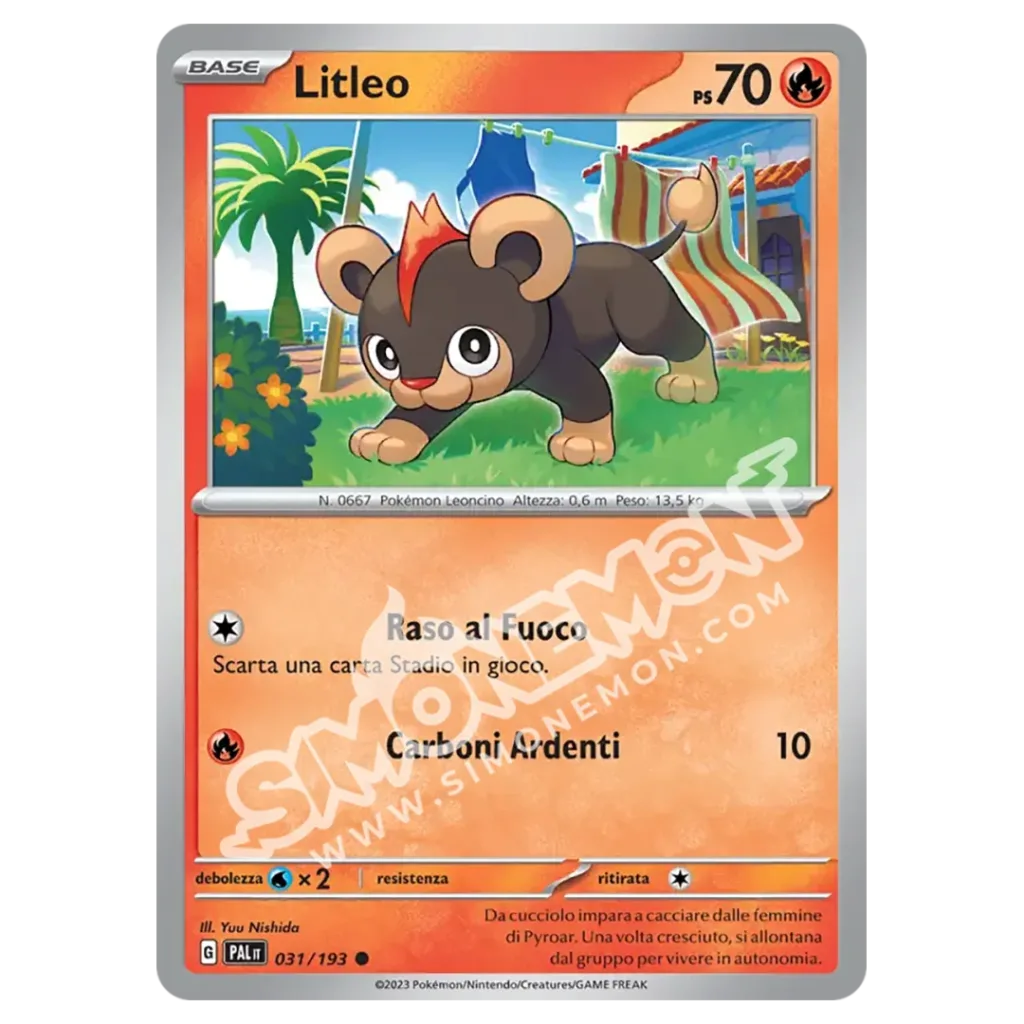 Litleo 031/193 Evoluzioni a Paldea Reverse (IT)