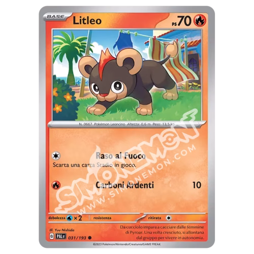 Litleo 031/193 Evoluzioni a Paldea Reverse (IT)
