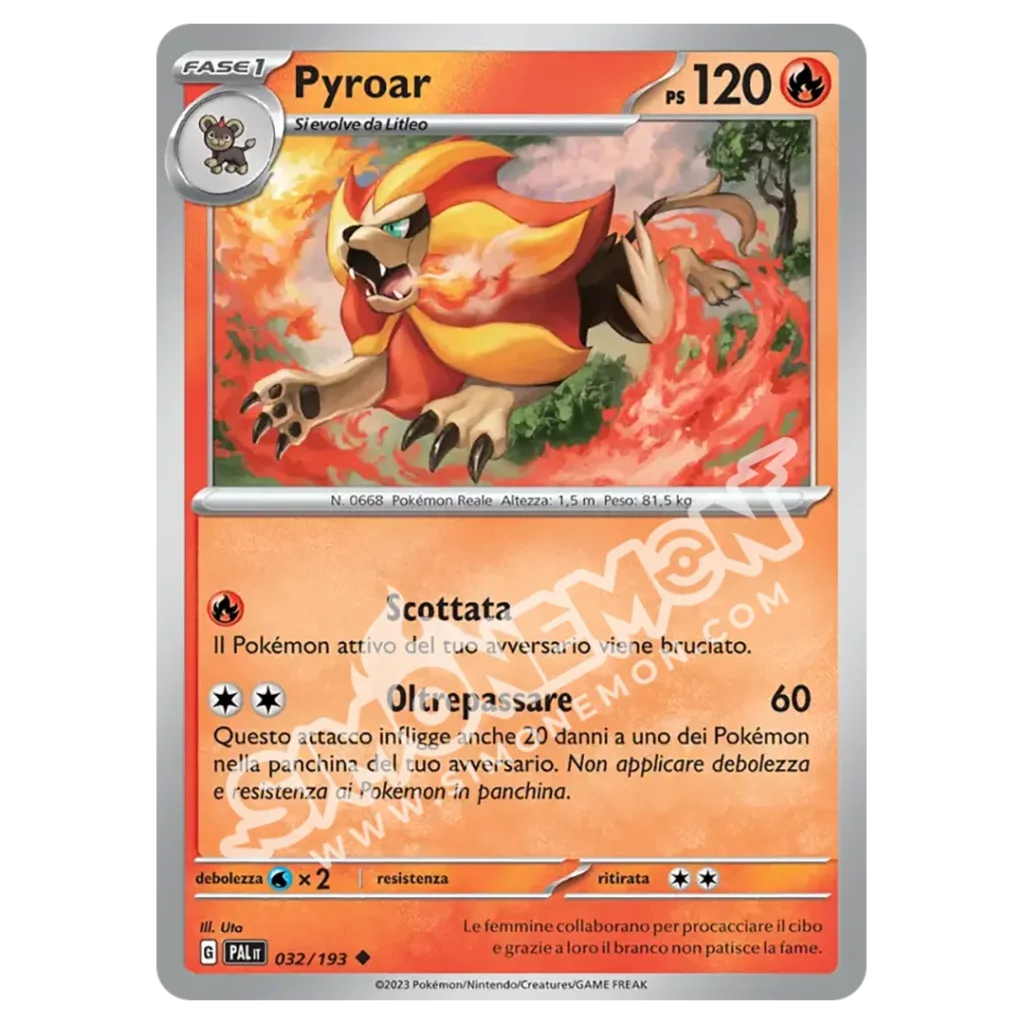 Pyroar 032/193 Evoluzioni a Paldea  (IT)