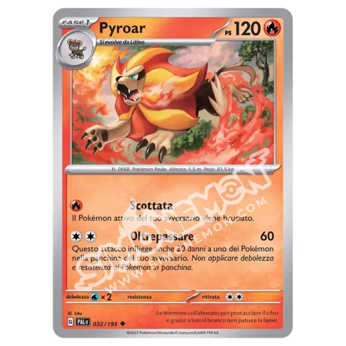 Pyroar 032/193 Evoluzioni a Paldea (IT)