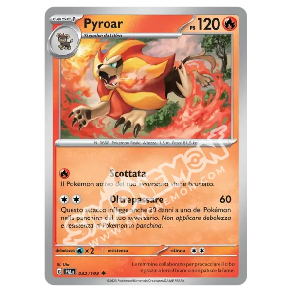Pyroar 032/193 Evoluzioni a Paldea  (IT)