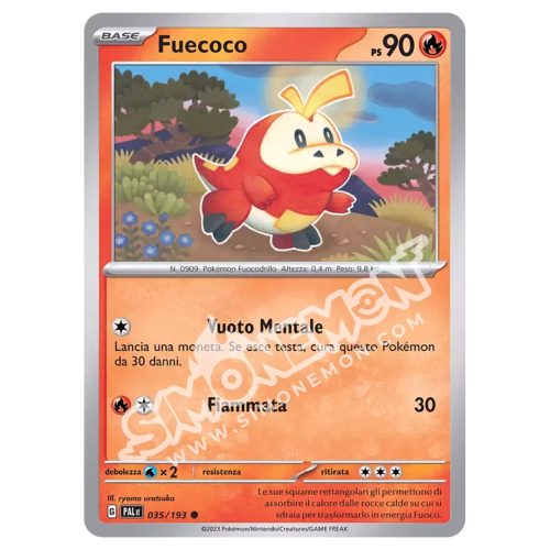 Fuecoco 035/193 Evoluzioni a Paldea Reverse (IT)